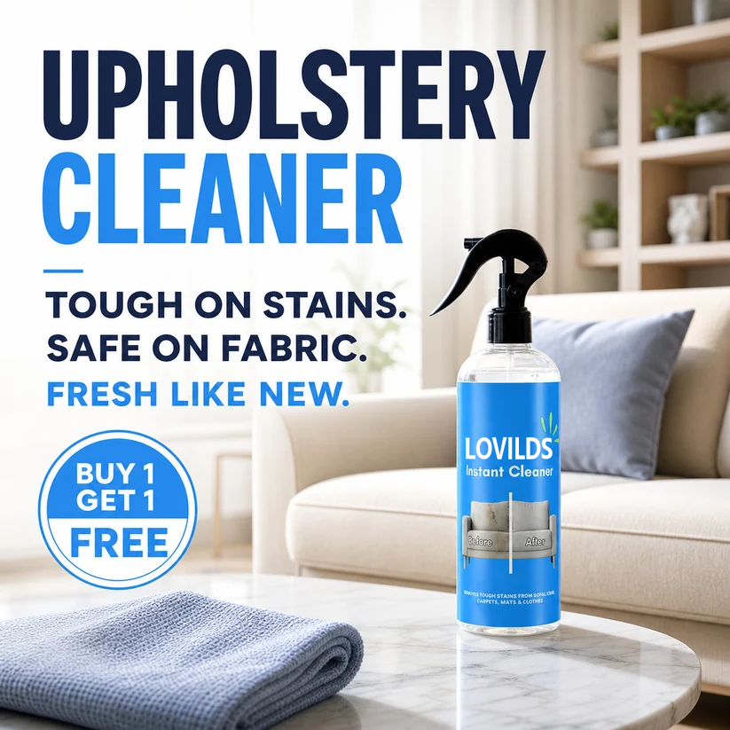🧼Upholstery Cleaner✨Tough on Stains. Safe on Fabric. Fresh Like New