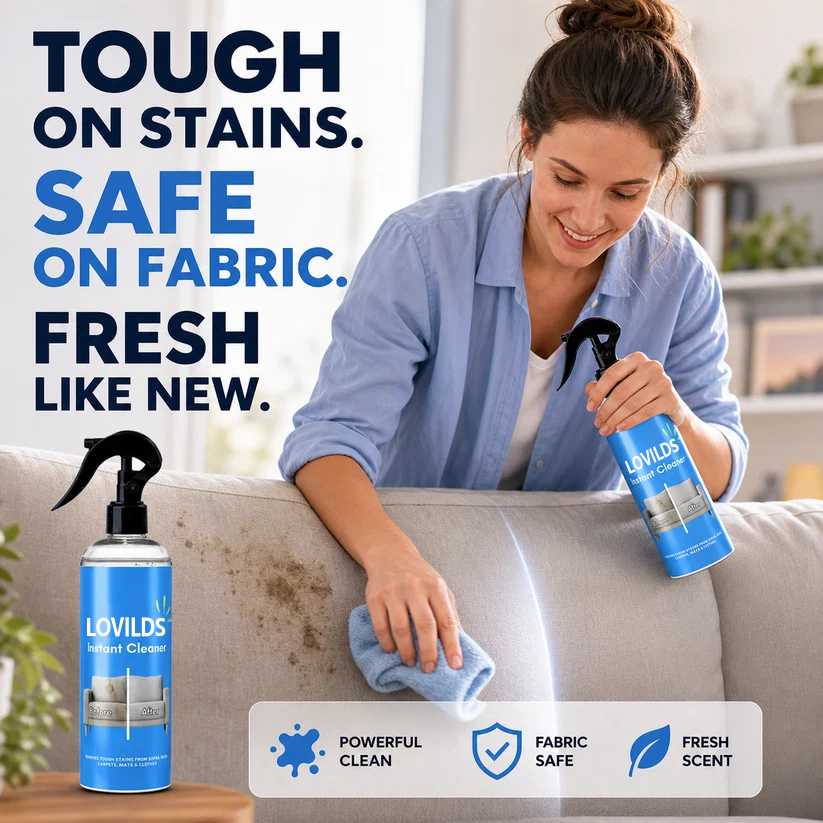 🧼Upholstery Cleaner✨Tough on Stains. Safe on Fabric. Fresh Like New