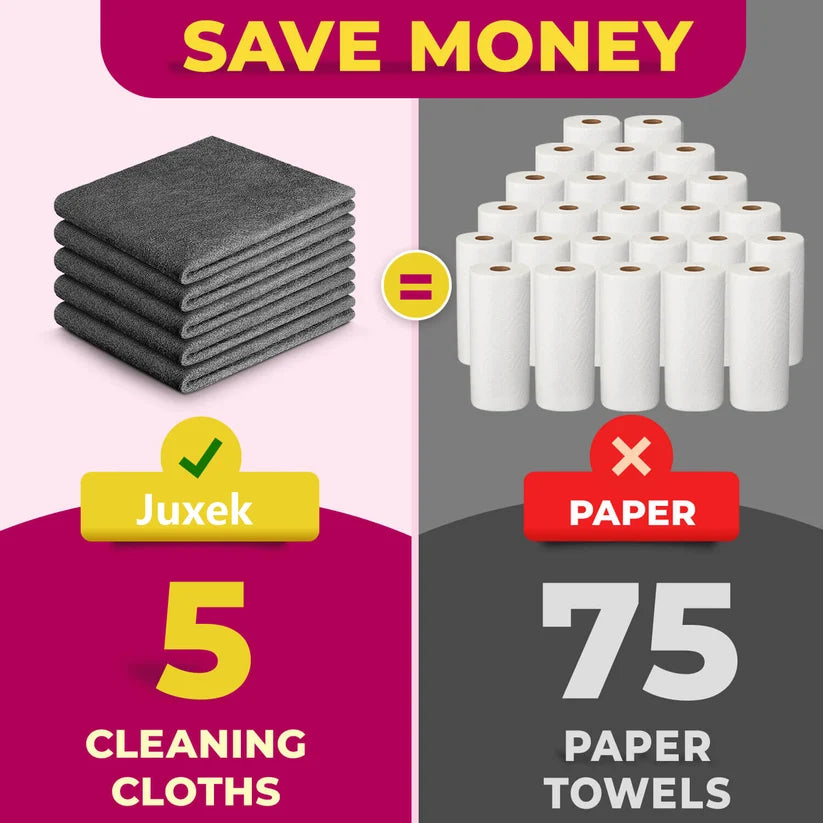 🏠️🧼 Magic Cleaning Cloth (5-Pack)