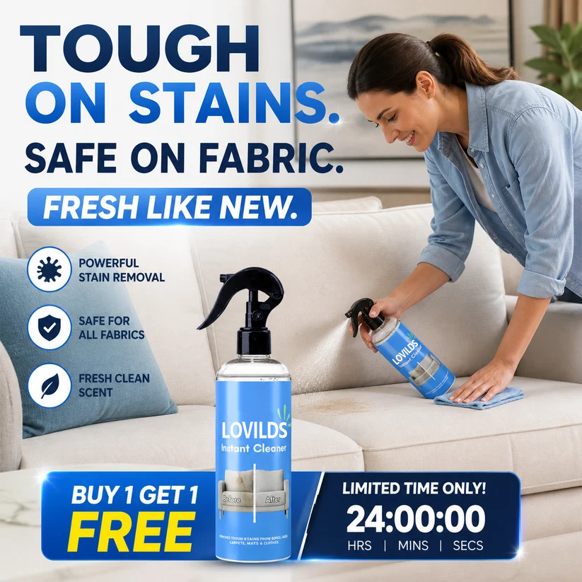 🧼Upholstery Cleaner✨Tough on Stains. Safe on Fabric. Fresh Like New