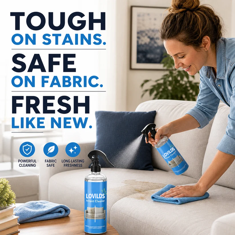 🧼Upholstery Cleaner✨Tough on Stains. Safe on Fabric. Fresh Like New
