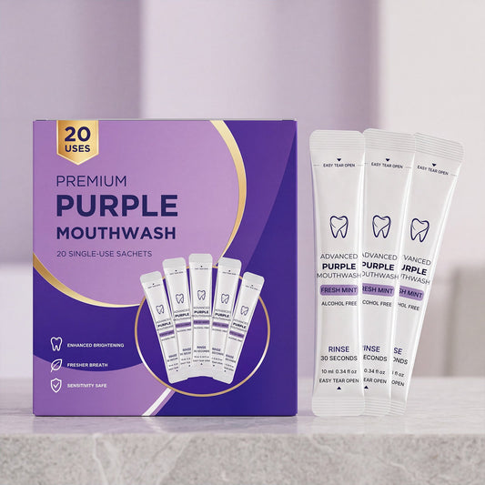 Purple Mouthwash Purple colour correction