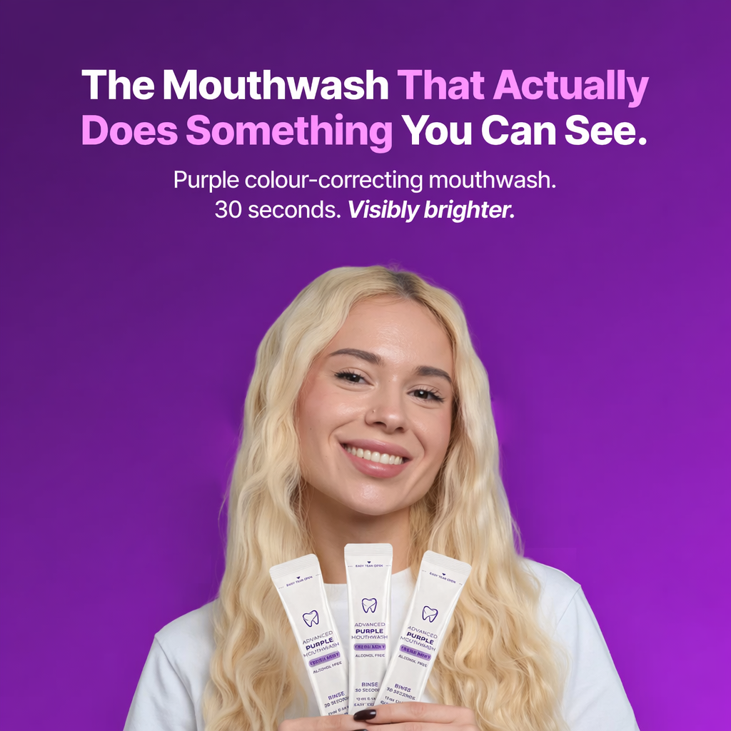 Purple Mouthwash Purple colour correction