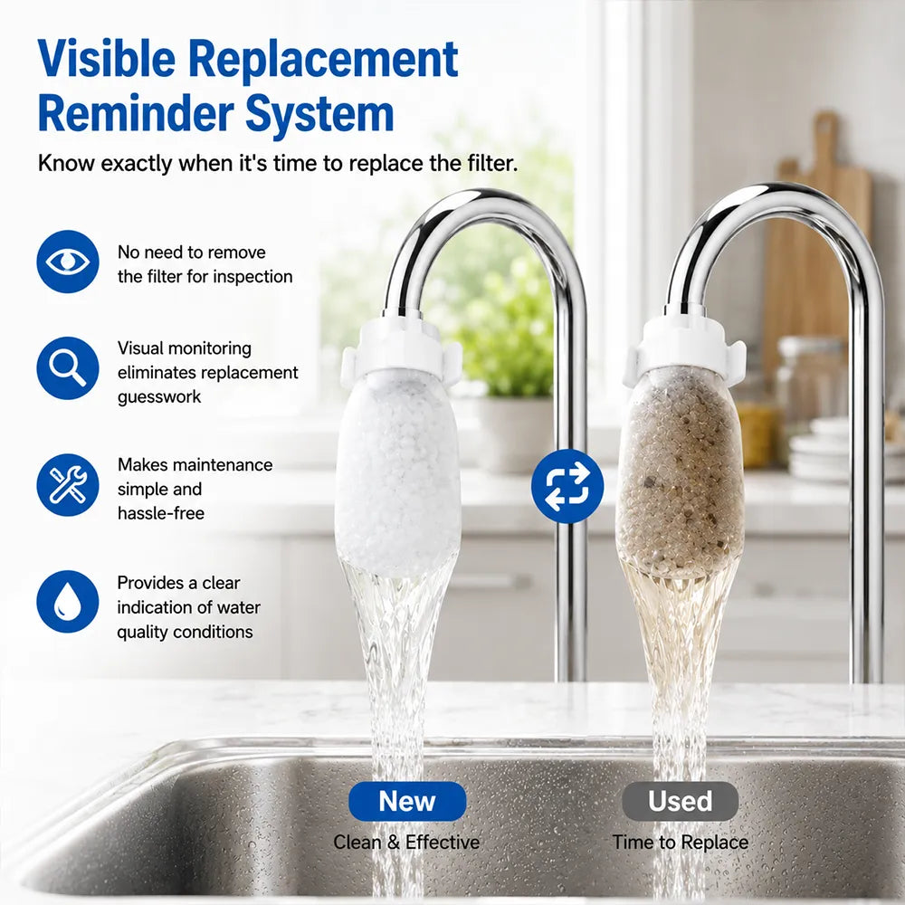 🚰 50 Pack Faucet Filter Cotton Bags – Cleaner Water, Less Splash, No Tools Needed